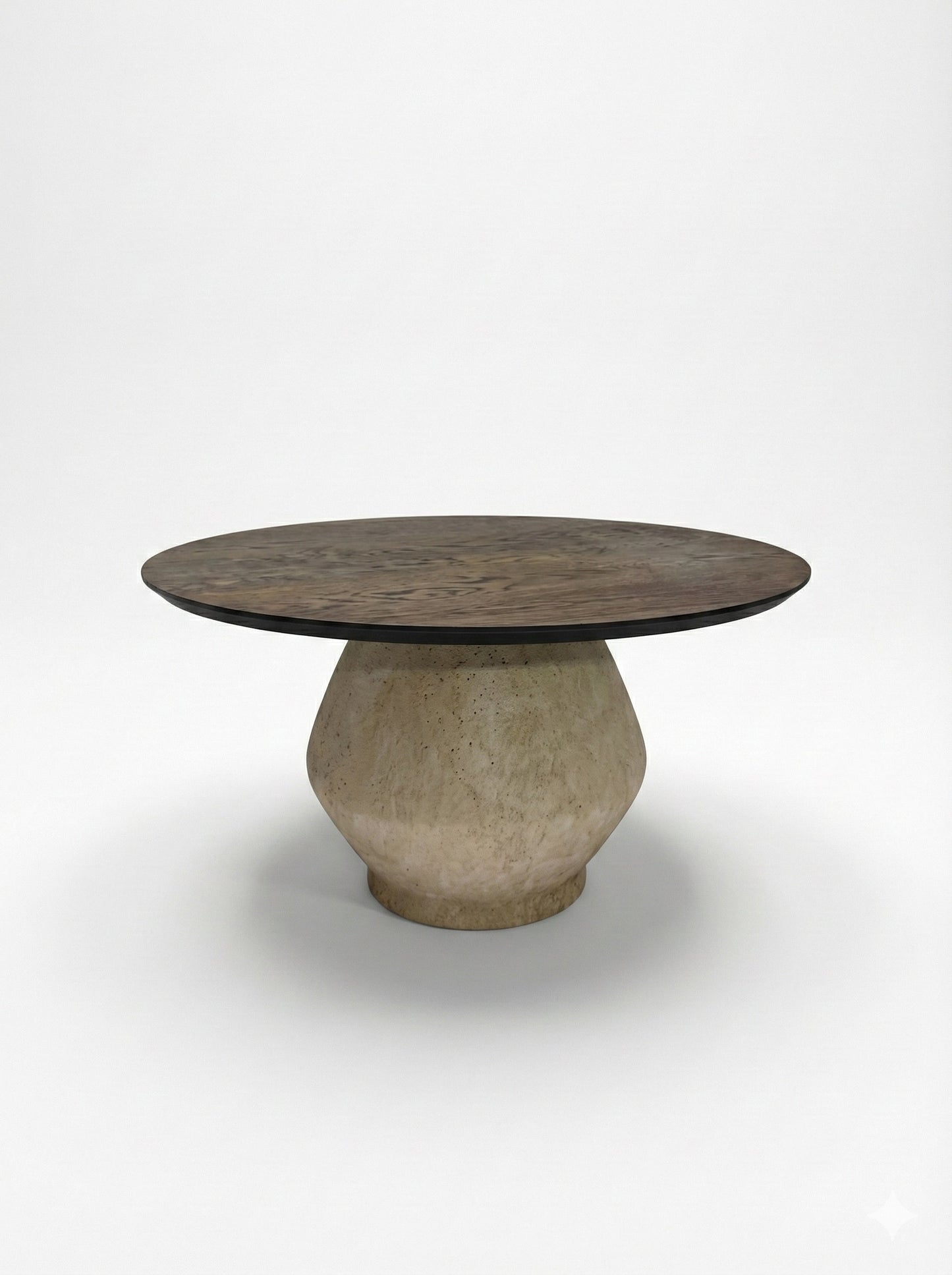 SALON TAFEL ST3 - TRAVERTIN X MASSIEF EIKEN