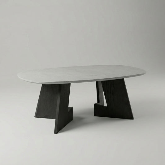 SALON TAFEL ST4 - HOUT x KERAMIEK